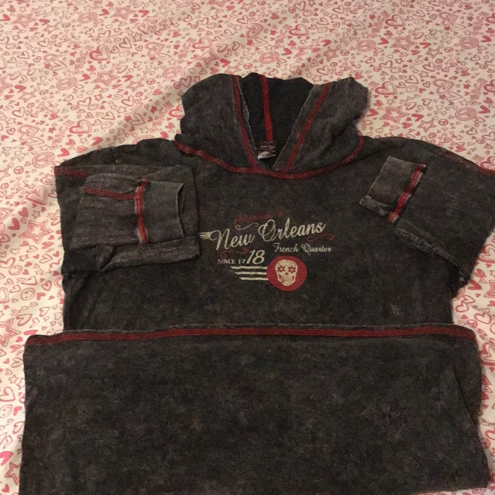 Premium Red Thread Series Long Sleeve Hoodie XL